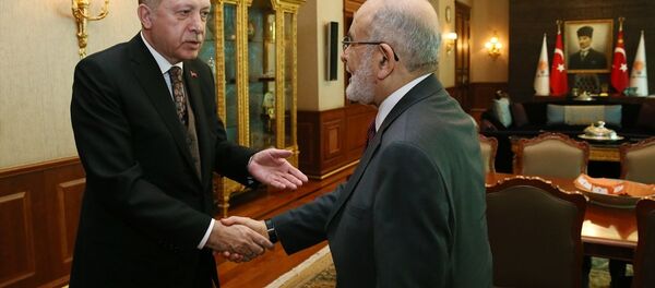 Recep Tayyip Erdoğan - Temel Karamollaoğlu - Sputnik Türkiye