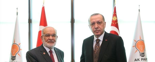 Recep Tayyip Erdoğan - Temel Karamollaoğlu - Sputnik Türkiye