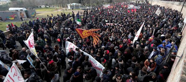 İtalya'da ırkçılık karşıtı eylem - Sputnik Türkiye