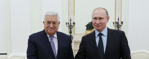 Filistin Devlet Başkanı Mahmud Abbas ile Rusya Devlet Başkanı Vladimir Putin - Sputnik Türkiye