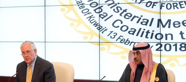 Rex Tillerson Şeyh Sabah el Halid el Sabah Kuveyt - Sputnik Türkiye