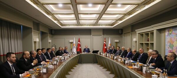 Erdoğan, uyum komisyonu üyeleri - Sputnik Türkiye