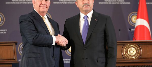 Mevlüt Çavuşoğlu - Rex Tillerson - Sputnik Türkiye