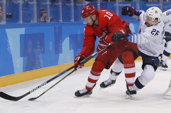 ABD-Rusya Erkekler Buz Hokeyi karşılaşması - Sputnik Türkiye