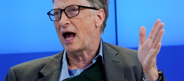 Bill & Melinda Gates Vakfı Eşbaşkanı Bill Gates, Davos Dünya Ekonomik Forumu 2018 - Sputnik Türkiye