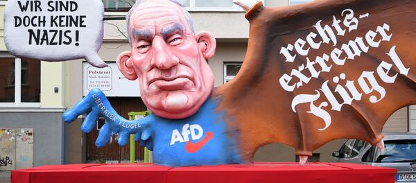 AfD Protesto- Alexander Gauland - Sputnik Türkiye
