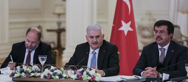 Binali Yıldırım - Recep Akdağ -Nihat Zeybekci - Sputnik Türkiye