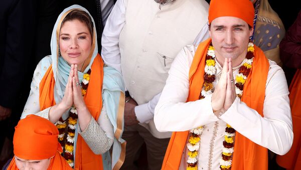 Kanada Başbakanı Justin Trudeau Hindistan'da - Sputnik Türkiye