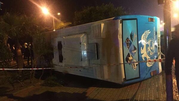 Antalya'da askerleri taşıyan minibüs devrildi - Sputnik Türkiye
