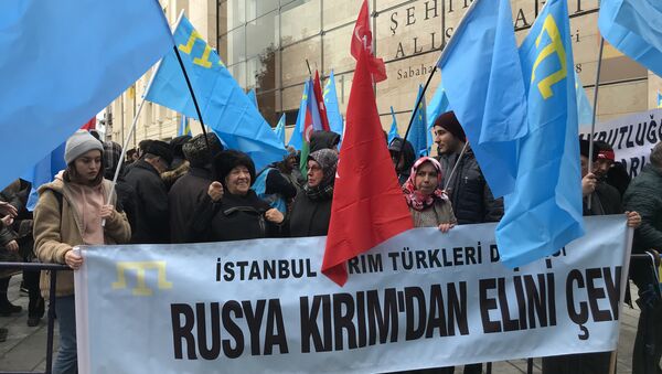 İstanbul’da Kırım protestosu - Sputnik Türkiye