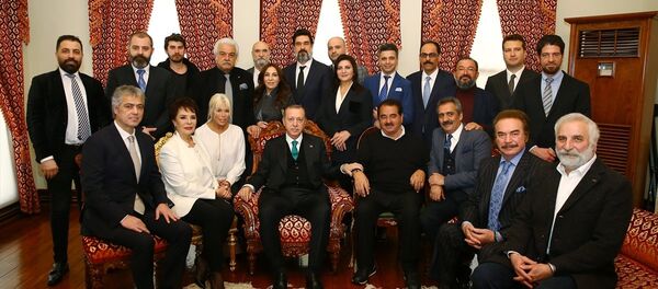 Erdoğan'a doğum günü ziyareti - Sputnik Türkiye