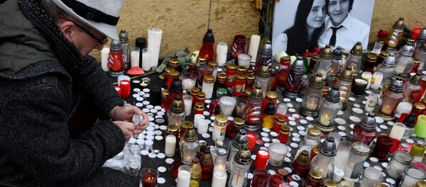 Öldürülen Slovak gazeteci Jan Kuciak Öldürülen Slovak gazeteci Jan Kuciak - Sputnik Türkiye