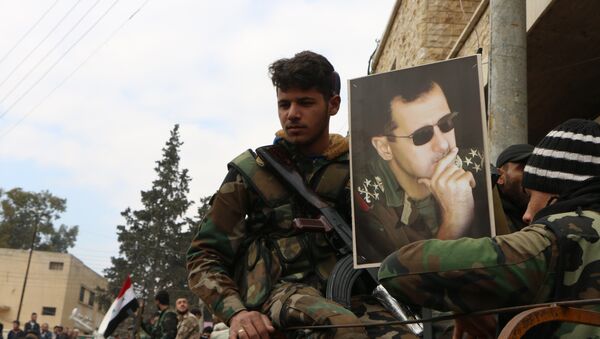 Beşar Esad- Afrin'deki Suriye hükümet güçleri - Sputnik Türkiye