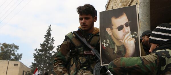 Beşar Esad- Afrin'deki Suriye hükümet güçleri - Sputnik Türkiye