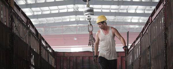 Çinli çelik işçisi - Sputnik Türkiye