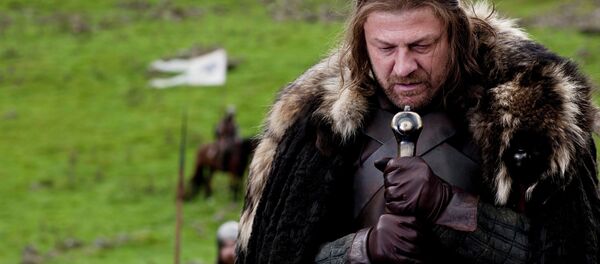Sean Bean portrays Eddard Stark in a scene from the HBO series - Sputnik Türkiye
