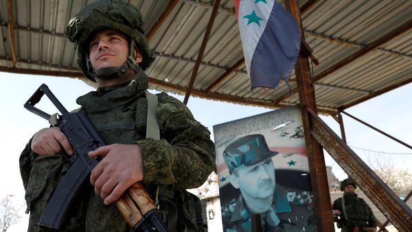 Rus askeri-Şam-El Vafidin mülteci kampı - Sputnik Türkiye