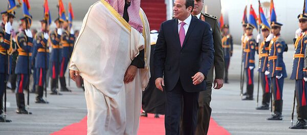 Mısır Cumhurbaşkanı Abdülfettah Sisi- Suudi Veliaht Prens Muhammed bin Selman - Sputnik Türkiye