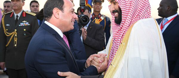 Mısır Cumhurbaşkanı Abdülfettah Sisi- Suudi Veliaht Prens Muhammed bin Selman - Sputnik Türkiye