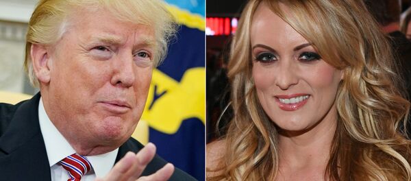 ABD'li porno film oyuncusu Stormy Daniels- ABD Başkanı Donald Trump - Sputnik Türkiye