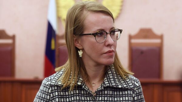 Rusya devlet başkanlığı seçimlerinde 'herkese karşı' aday Kseniya Sobçak - Sputnik Türkiye
