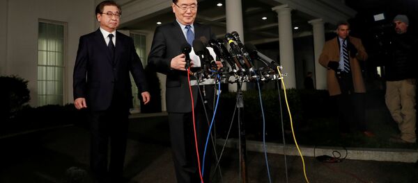 Güney Kore Devlet Başkanı Moon Jae-in'in Ulusal Güvenlik Danışmanı Chung Eui-yong - Sputnik Türkiye