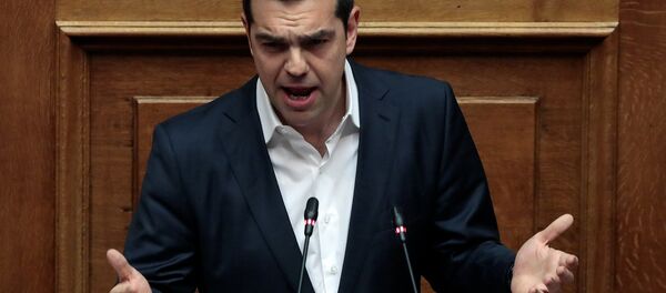 Yunanistan parlamento Başbakan Aleksis Çipras - Sputnik Türkiye