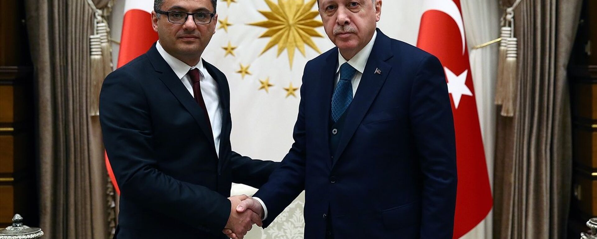 Recep Tayyip Erdoğan -Tufan Erhürman - Sputnik Türkiye, 1920, 13.11.2025