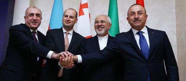 Türkiye-Azerbaycan-Gürcistan-İran Dışişleri Bakanları Dörtlü Toplantısı - Sputnik Türkiye