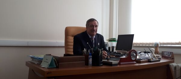 Türk öğrencileri eğiten Obninsk Nükleer Enerji Enstitüsü Nükleer Enerji Santral Donanım ve İşletme Kürsü Başkanı Prof. Dr. Sergey Leskin - Sputnik Türkiye