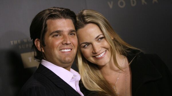 Trump Jr. and Vanessa Trump - Sputnik Türkiye