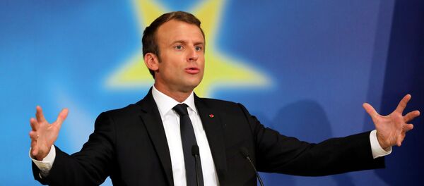 Fransa Cumhurbaşkanı Emmanuel Macron AB - Sputnik Türkiye