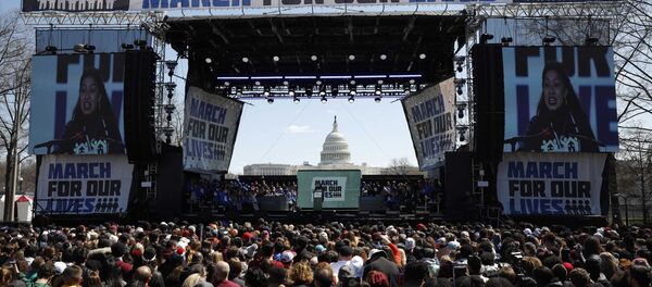 ABD, silah karşıtı “March For Our Lives” “Hayatımız için Yürüyüş”, Washington 25 Mart 2018 - Sputnik Türkiye