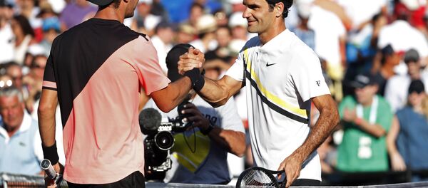 Thanasi Kokkinakis- Roger Federer Thanasi Kokkinakis- Roger Federer - Sputnik Türkiye