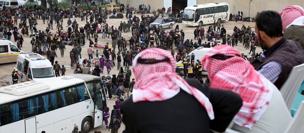 Doğu Guta tahliye - Sputnik Türkiye