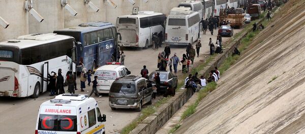 Doğu Guta tahliye - Sputnik Türkiye