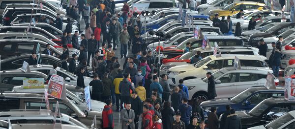 Çin otomobil fuarı - Sputnik Türkiye