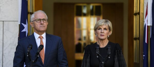 Avustralya Başbakanı Malcolm Turnbull- Avustralya Dışişleri Bakanı Julie Bishop - Sputnik Türkiye