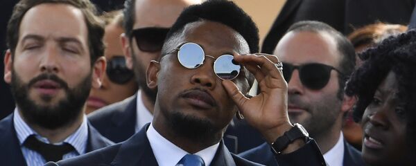 Atiker Konyaspor'da forma giyen Kamerunlu futbolcu Samuel Eto'o - Sputnik Türkiye