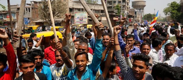 Hindistan'da milyonlarca çalışan greve gitti - Sputnik Türkiye