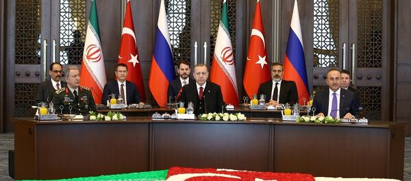 Ankara'da Suriye konulu Türkiye-Rusya-İran zirvesi - Sputnik Türkiye