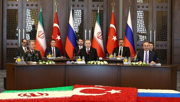 Ankara'da Suriye konulu Türkiye-Rusya-İran zirvesi - Sputnik Türkiye