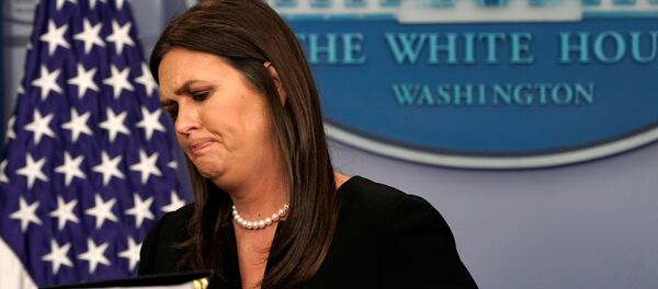 Beyaz Saray Sözcüsü Sarah Sanders - Sputnik Türkiye
