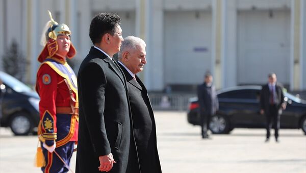Basbakan Binali Yıldırım Moğolistan'da - Sputnik Türkiye