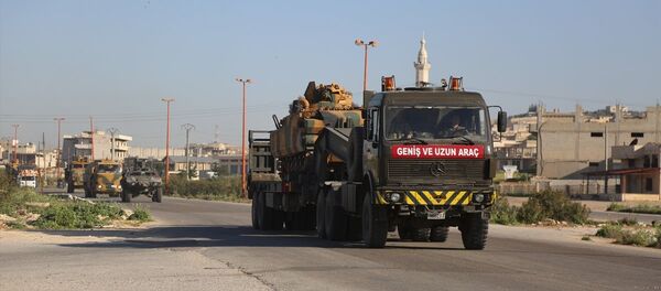 TSK konvoyu yeni gözlem noktası için İdlib'de - Sputnik Türkiye