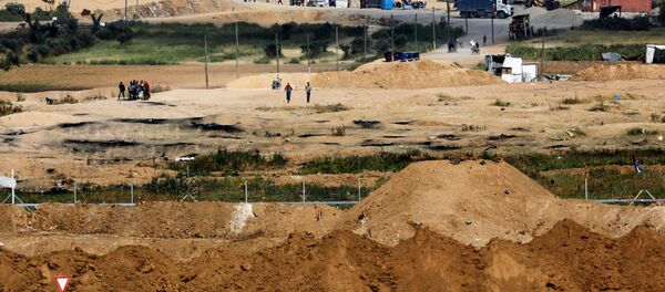 İsrail-Gazze sınırı - Sputnik Türkiye