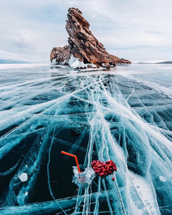 Donmuş Baykal Gölü - Sputnik Türkiye