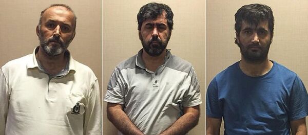 Osman Özpınar, İbrahim Akbaş ve Adnan Demirönal. - Sputnik Türkiye