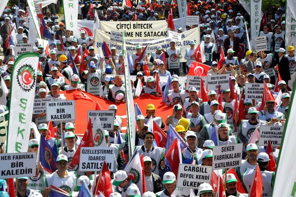 Ankara'da 'Şeker vatandır, satılamaz' eylemi - Sputnik Türkiye