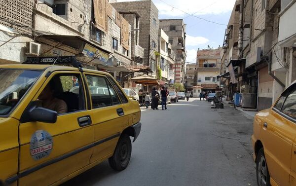 Saldırı sonrası Şam'da günlük hayat olağan seyrinde - Sputnik Türkiye